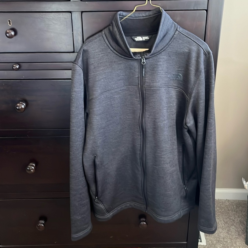 The North Face medium to heavy weight full zip sweatshirt, L.
